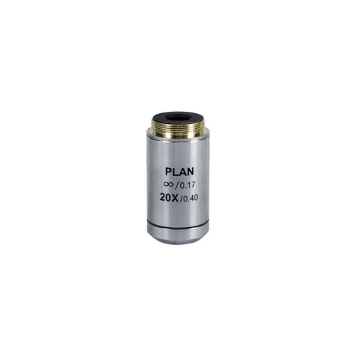 Objective Working Distance 1.04mm 20X Infinity Plan Achromatic Objective, SKU BM02533431, three quarter front view