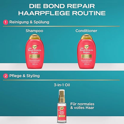 OGX Repair and Protect Bond Protein Repair Conditioner, 385 ml