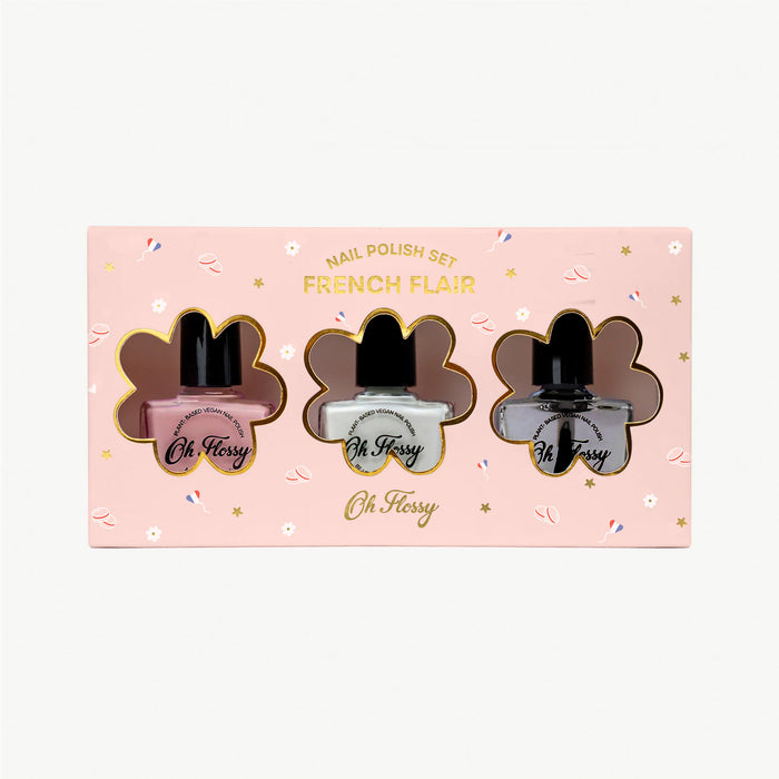 Oh Flossy French-Flair Kids Nail Polish Set