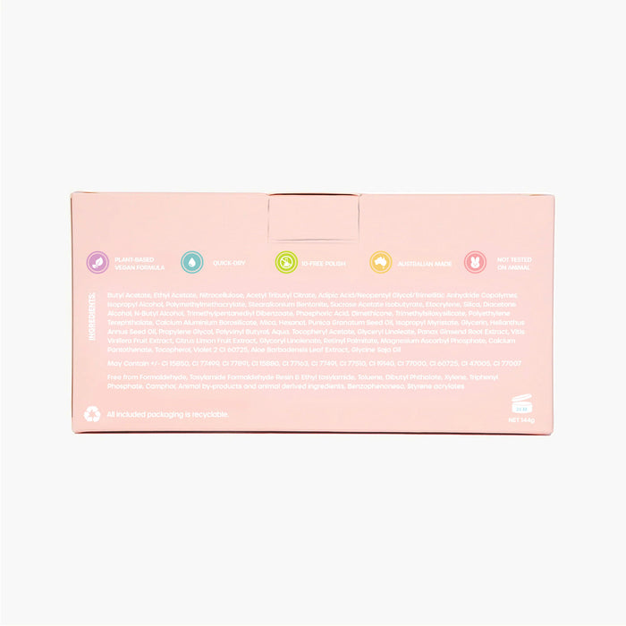 Oh Flossy Pink Pamper Nail Polish Set