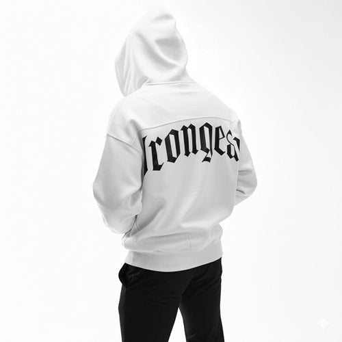 Old English Zip Up Hoodie - IRONGEAR Fitness