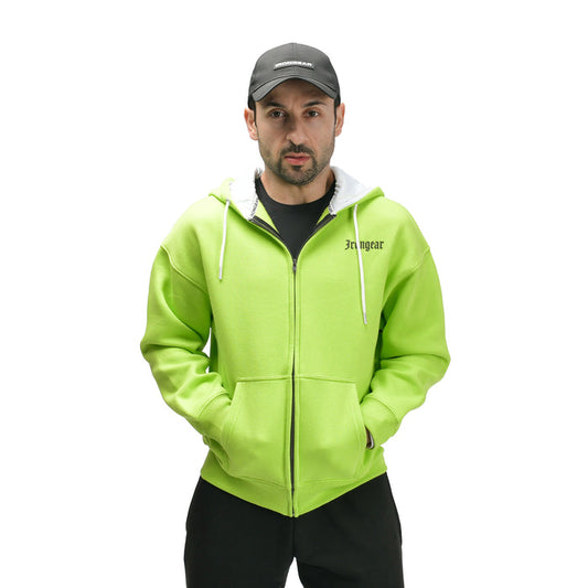 Old English Zip Up Hoodie - IRONGEAR Fitness