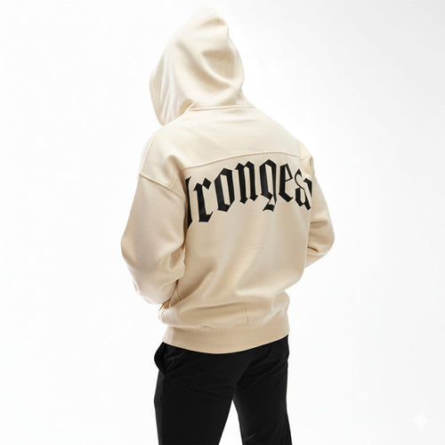 Old English Zip Up Hoodie - IRONGEAR Fitness