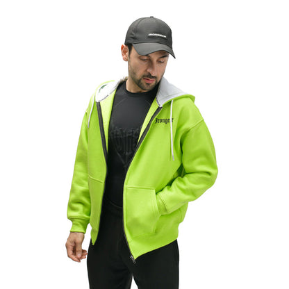 Old English Zip Up Hoodie - IRONGEAR Fitness
