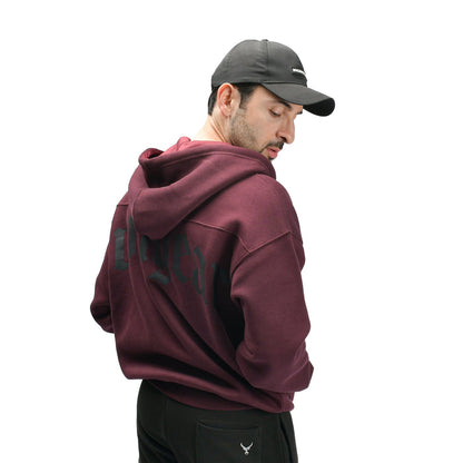 Old English Zip Up Hoodie - IRONGEAR Fitness