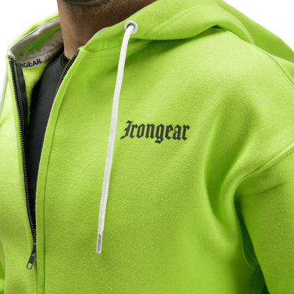 Old English Zip Up Hoodie - IRONGEAR Fitness