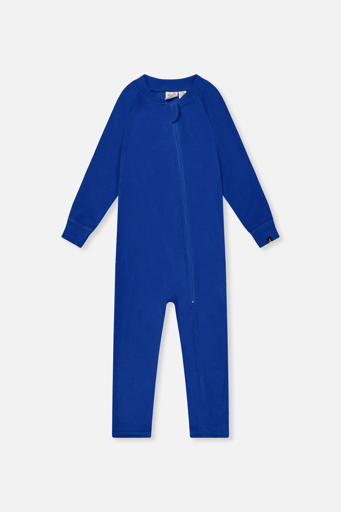 One Piece Thermal Underwear Royal Blue-0