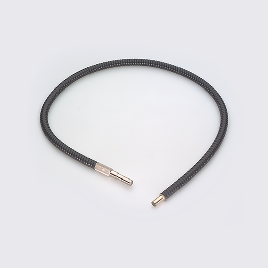 Optical Fiber Cable Length 1000mm 1000mm Single Pipe Light Guide, SKU SCHOTT-KL-155.100, three quarter front view