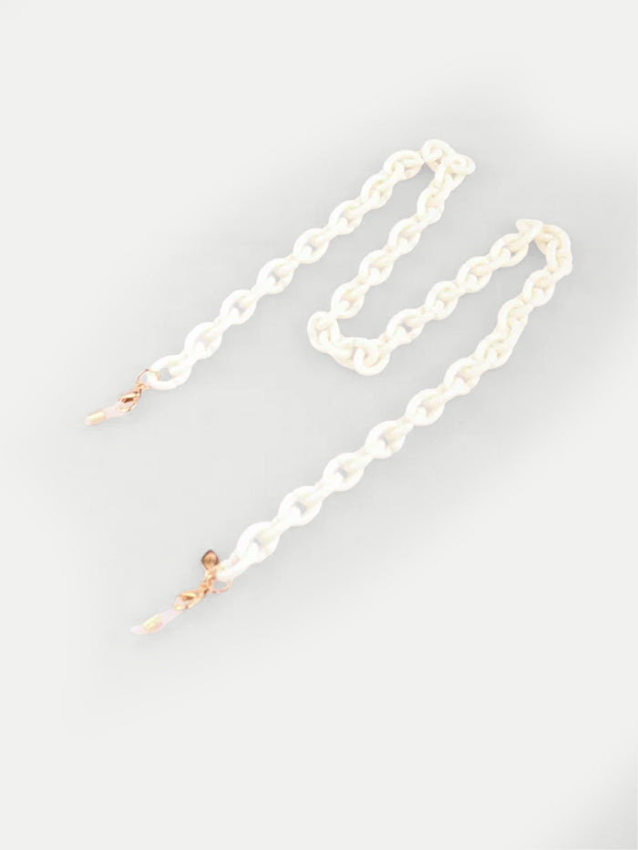 Oversize Oval Link | White-Image 1