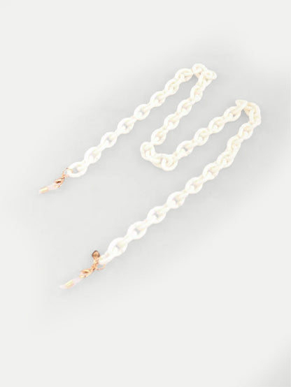 Oversize Oval Link | White-Image 1