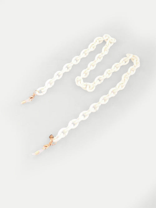Oversize Oval Link | White-Image 1