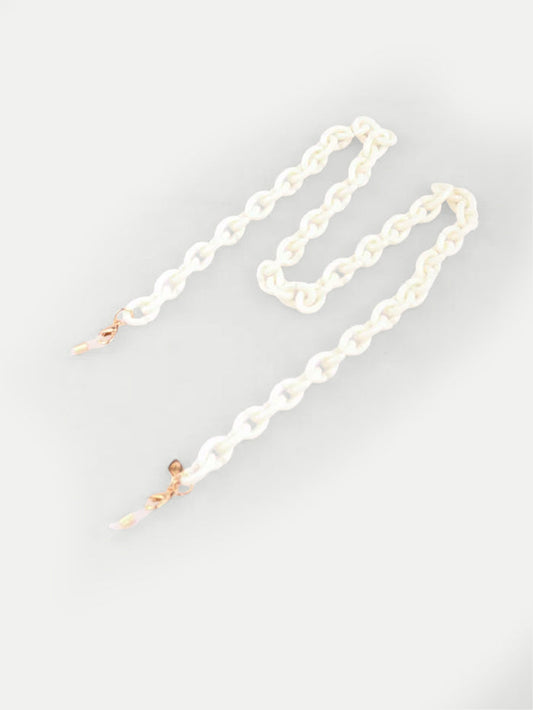 Oversize Oval Link | White-Image 1