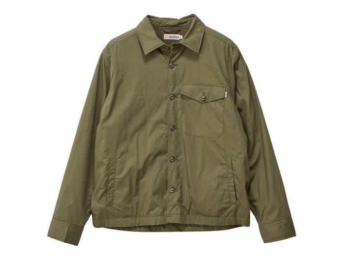 Padded Poplin Jacket - Dark Army