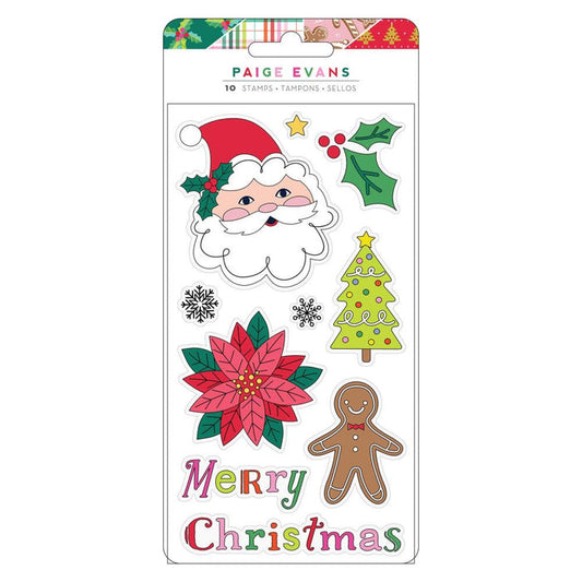 Paige Evans - Clear Stamps - 10/Pkg - Sugarplum Wishes. Available at Embellish Away located in Bowmanville Ontario Canada.