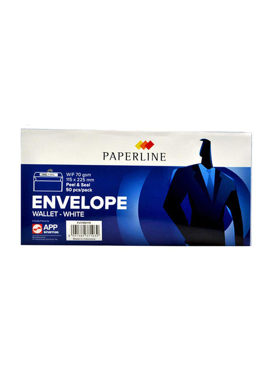 Paper Line Envelope White (50pcs)