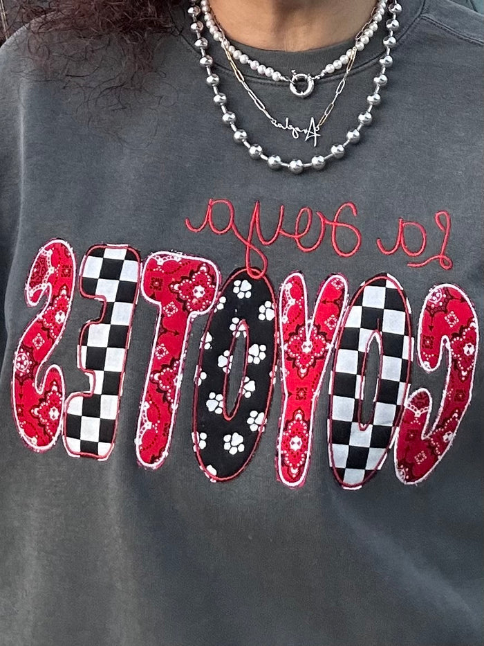 Patchwork Applique Embroidery Tees