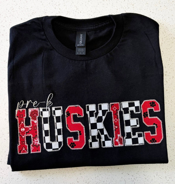 Patchwork Applique Embroidery Tees