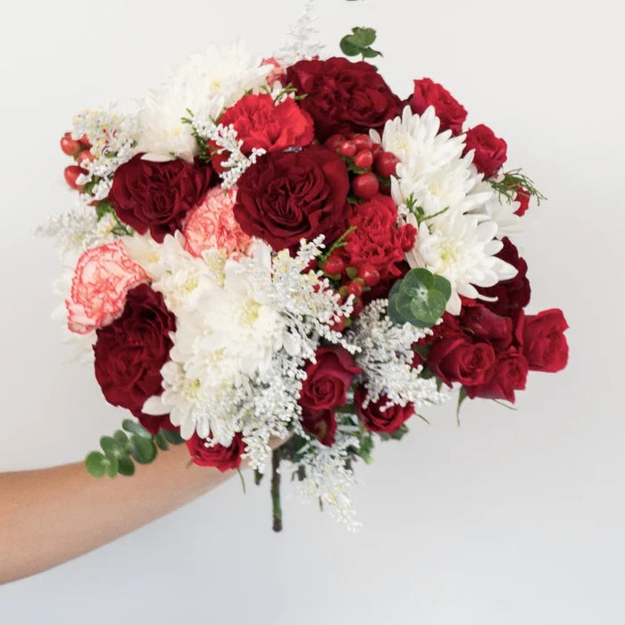 Candy Mint Flower Arrangement Hand - Image