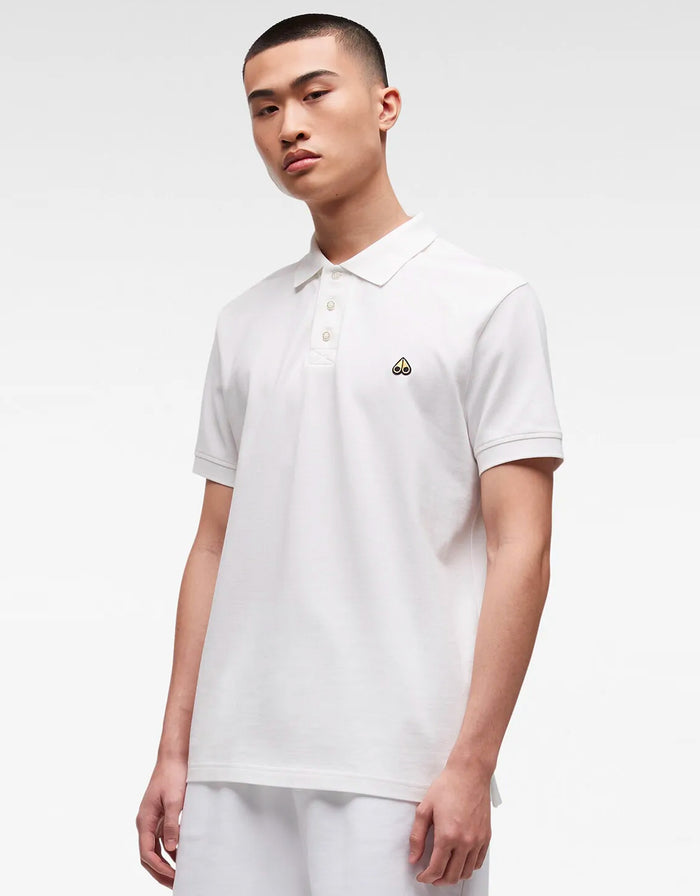 PIQUE POLO WHITE
