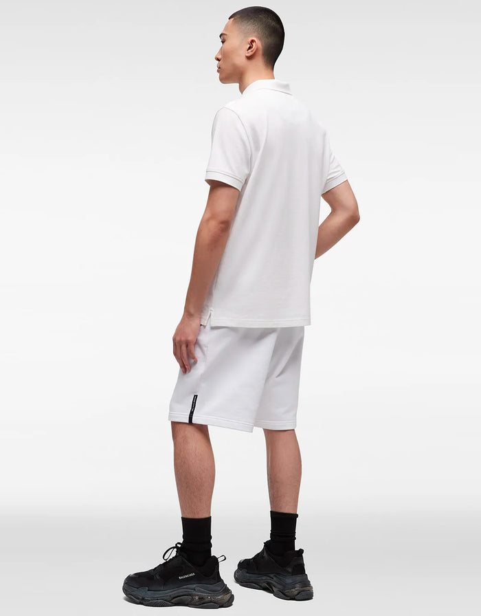 PIQUE POLO WHITE