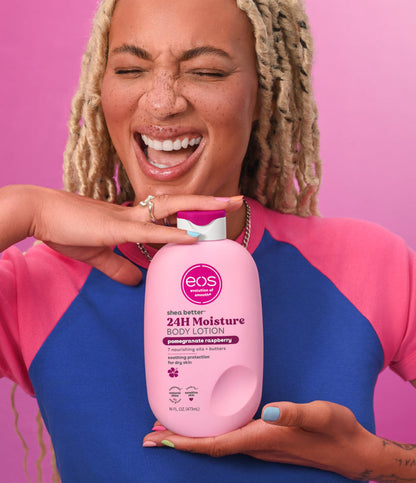 Pomegranate Raspberry Body Lotion w/ Model