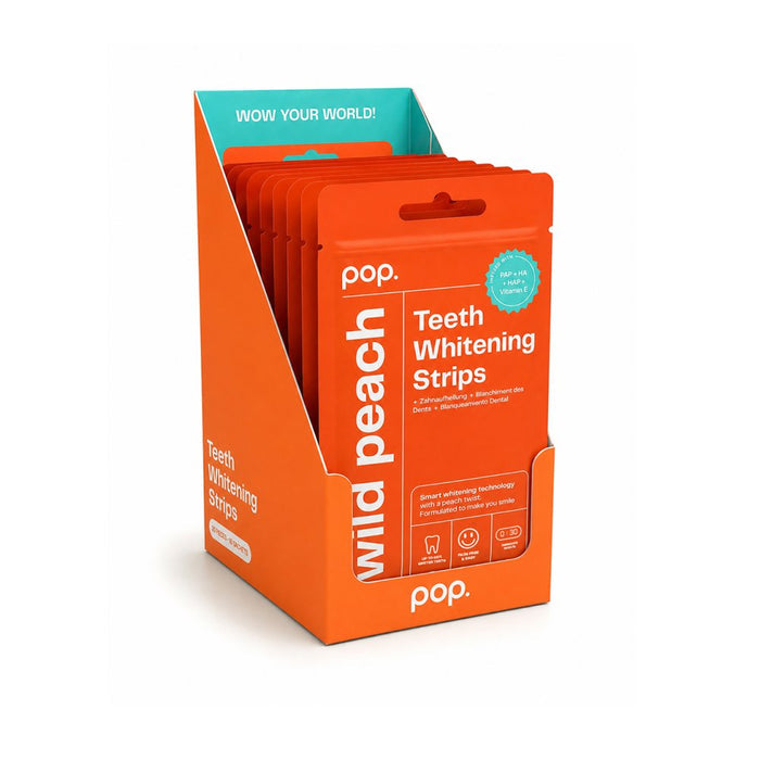 POP Teeth Whitening Strips - Wild Peach