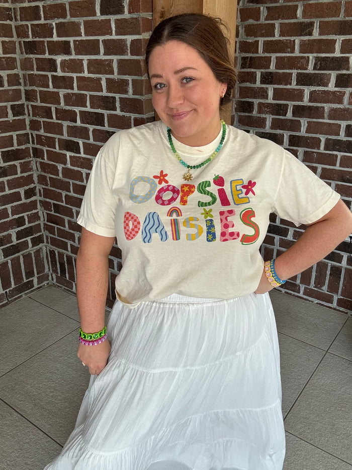 Poppy & Pine Oopsie Daisies Crop Tee