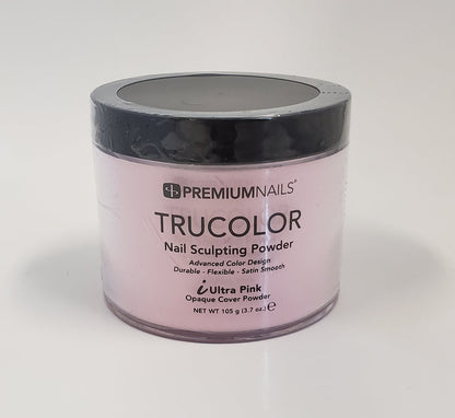 Premiumnail Trucolor Nail Acrylic Opaque Cover Powder iULTRA PINK - Choose Your Size