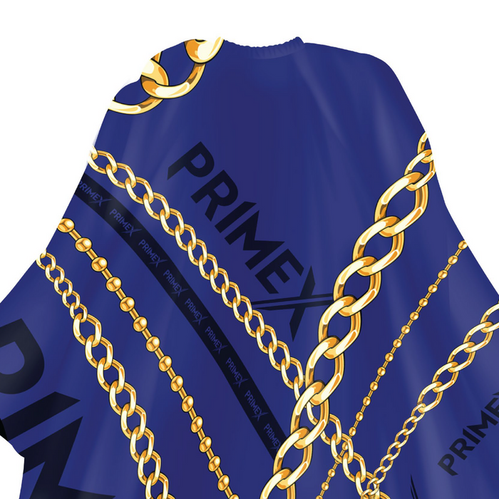 PrimeX Premium Professional Barber Cape, 1 Count, Chains