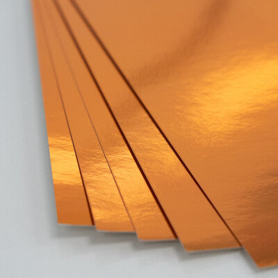 Prism Colour 8.5X11 Whole Spectrum Foil Cardstock. Includes 5 Sheets in each pack. Each sold separately. At Embellish Away in Bowmanville Ontario Canada. Copper