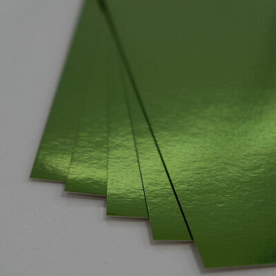 Prism Colour 8.5X11 Whole Spectrum Foil Cardstock. Includes 5 Sheets in each pack. Each sold separately. At Embellish Away in Bowmanville Ontario Canada. Emerald