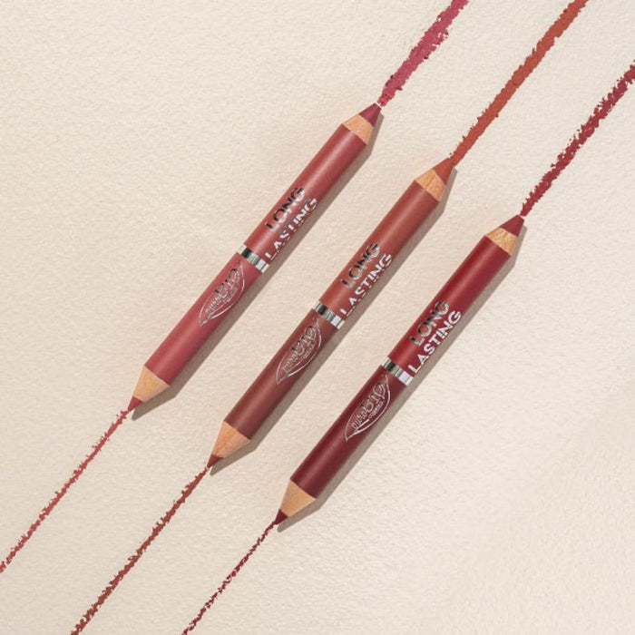 Purobio Cosmetics - Long Lasting Lip duo Pencil 2-i-1  (3 farver)