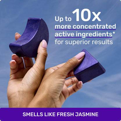 Up to 10X more concentrated active ingredients* for superior results 

SMELLS LIKE FRESH JASMINE