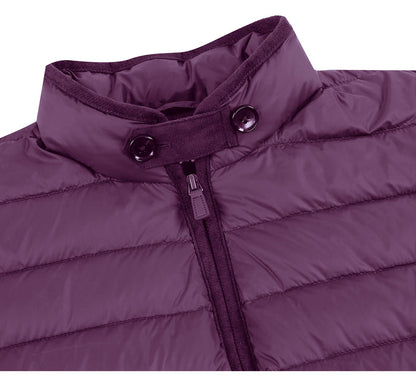 Purple Down Vest