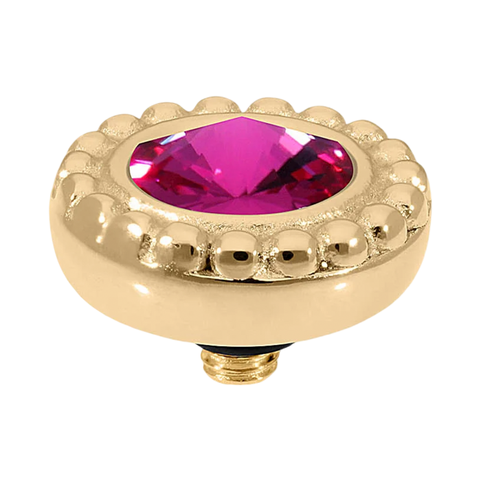 fuchsia qudo ghiare gold topper jewelry interchangeable jewels