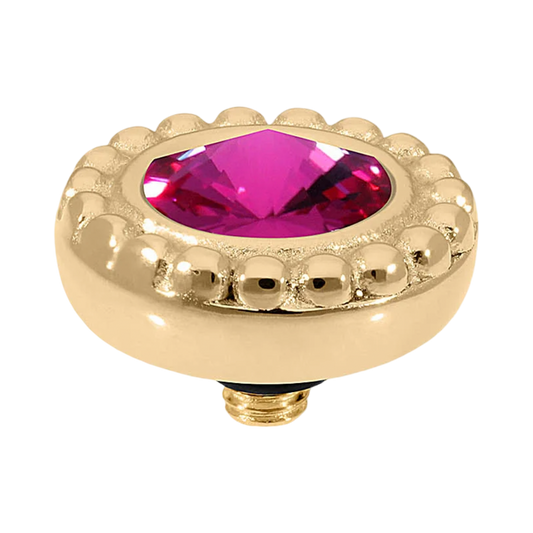 fuchsia qudo ghiare gold topper jewelry interchangeable jewels
