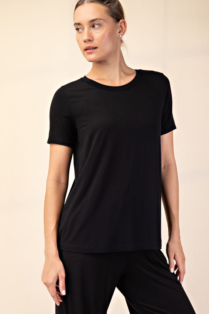 Rae Mode Silky Modal Short Sleeve Top
