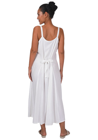 Rayon Long Ribbon Strap Dress