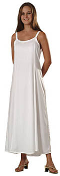 Rayon Long Ribbon Strap Dress