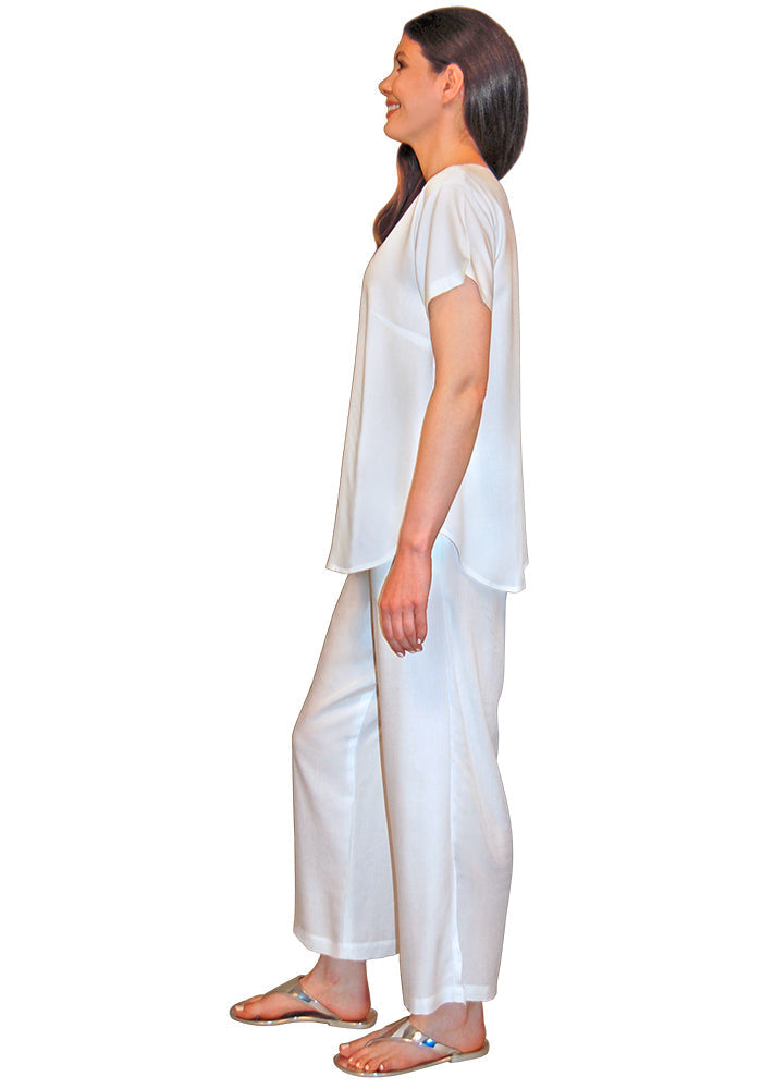 Rayon Scoopneck Blouse