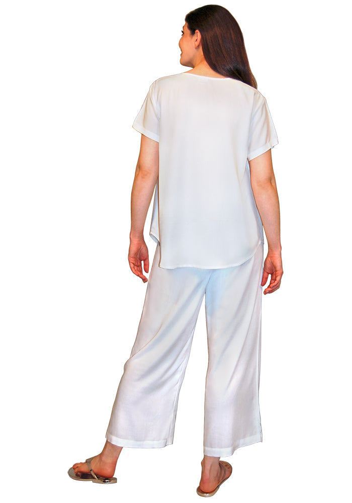 Rayon Scoopneck Blouse