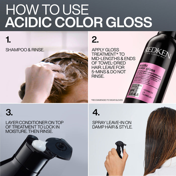 Redken Acidic Color Gloss Heat Protection Leave-In Treatment
