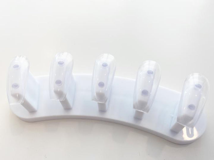 Replacement Nail Tips - Stiletto or Long Coffin CLEAR | Clear Jelly Stamper