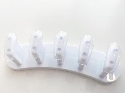 Replacement Nail Tips - Stiletto or Long Coffin CLEAR | Clear Jelly Stamper