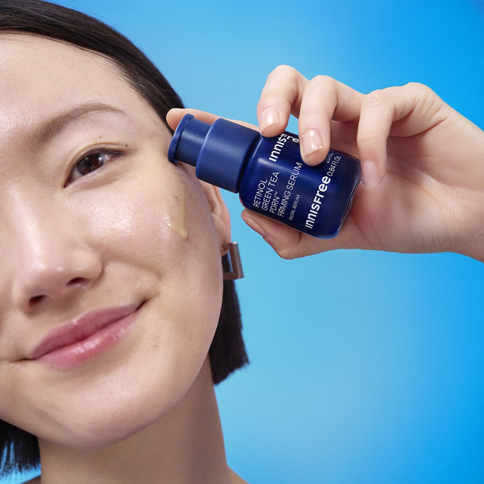 #seo : Sérum raffermissant au rétinol et PDRN de Thé Vert Innisfree