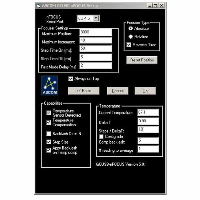 Rigel Systems USB-nFOCUS Adapter (NF-USB) Rigel Systems