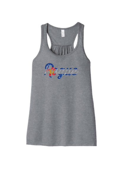 Rogue CO Flag Flowy Tank- Matte or Glitter