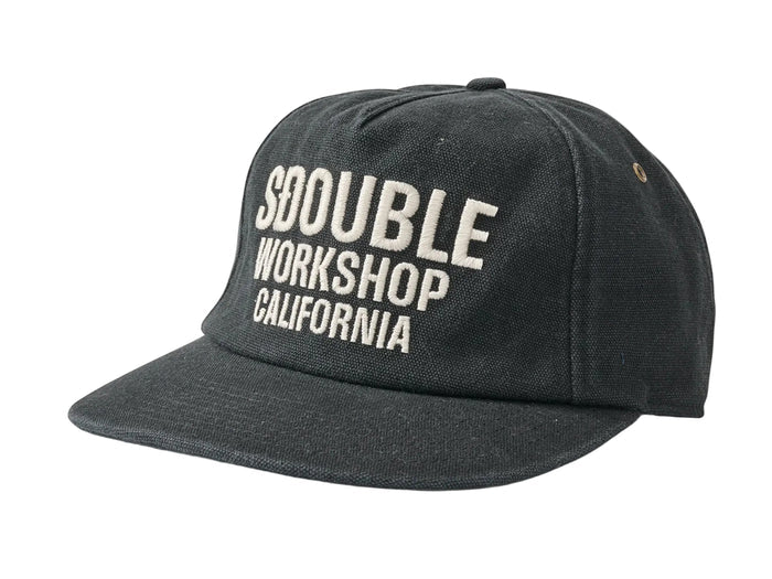 S-Double - Block Ranger Canvas Strapback Cap - Black
