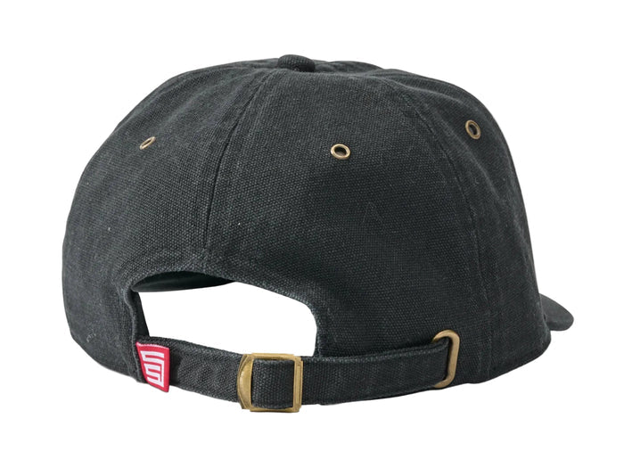 S-Double - Block Ranger Canvas Strapback Cap - Black
