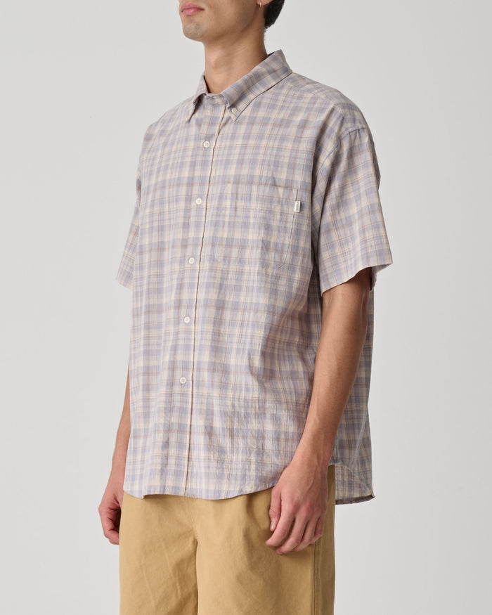 S-Double - Bonnie Short Sleeve Classic Shirt - Grey